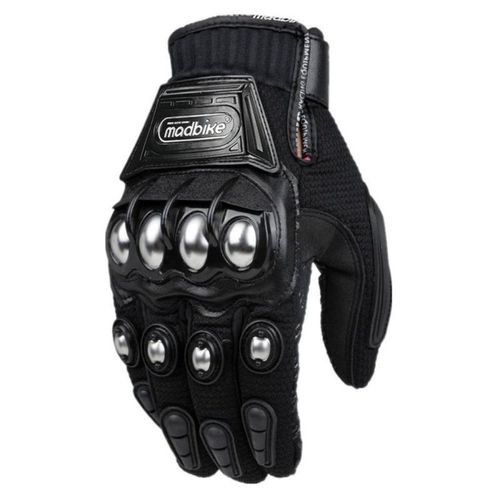 Black Motorcycle Tactical Riding Gloves 🏍️ One Size Anti-Slip Protective Gloves