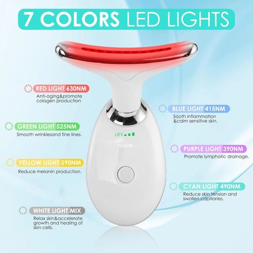 Facial Massager Red Light Beauty Device for Face and Neck Face