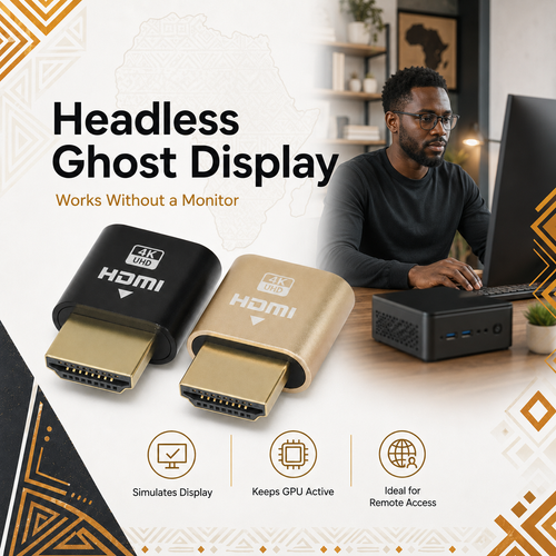 HDMI Dummy Plug 4K Virtual Display Emulator 🔌 Headless Ghost Adapter