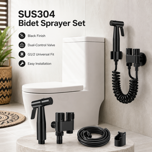 🖤 SUS304 Bidet Sprayer Set