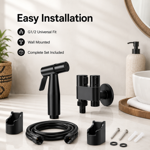🖤 SUS304 Bidet Sprayer Set
