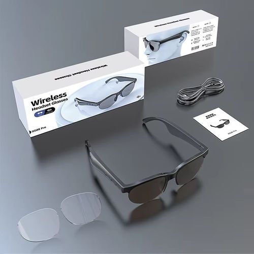 AI Smart Translation Glasses Real-Time Voice Translator Bluetooth Call Smart Sunglasses AI Assistant HD Audio Travel Business Glasses