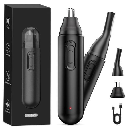 Electric Nose Hair Trimmer Waterproof USB Rechargeable Painless Ear Nose Grooming Device Portable Men Women Personal Care Trimmer