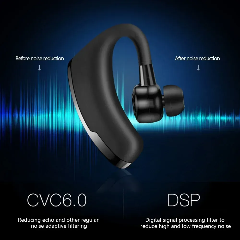 V9 Earhook Wireless Bluetooth Earphone