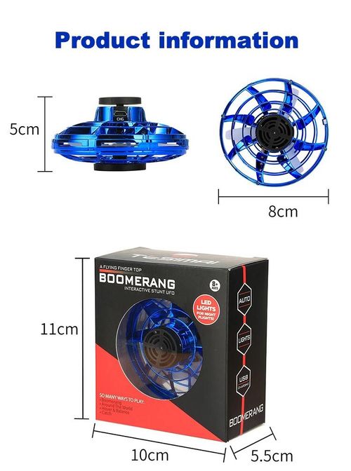 Induction Toy Fingertips Upgrade Flying Gyro UFO