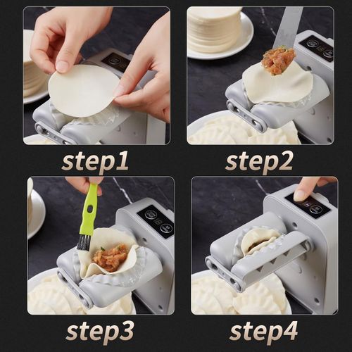 Automatic Electric Dumpling Maker Machine,Household Head Dumpling Press Mold,Quickly Dumpling Maker Machine for Home,Kitchen Restaurant