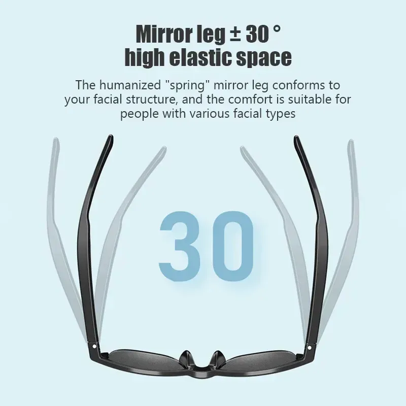 F06 Smart Music Sunglasses Earphone Wireless Bluetooth HIFI Sound Headphone Driving Glasses Hands-free Call with Mic for Phone