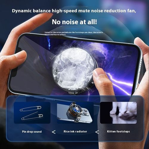 Mimo 2024 new CX07 mobile phone radiator magnetic semiconductor icing model with back clip Universal for mobile phones