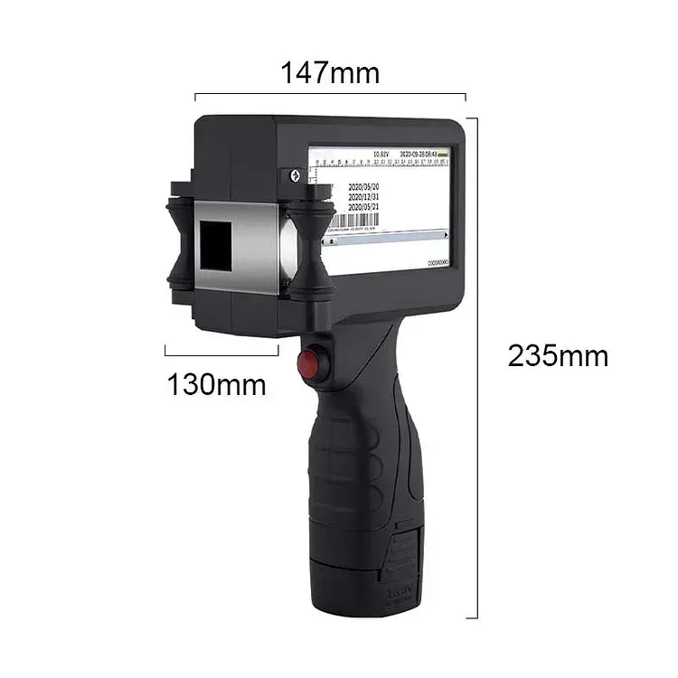 Handheld small inkjet printer