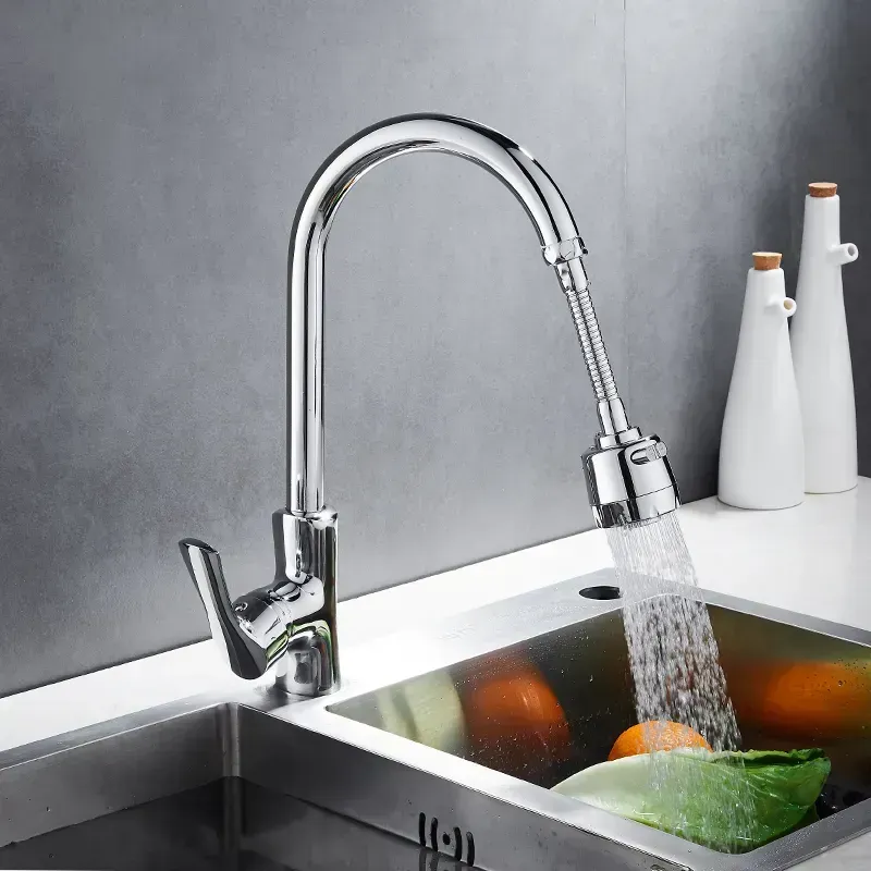 360 Degree Rotation Filter Extension Tube Shower Water Saving Tap Universal Kitchen Gadgets Accessories