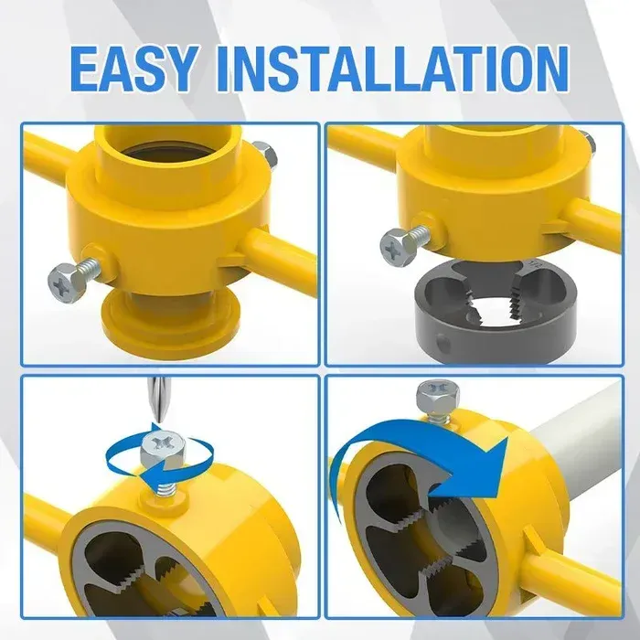 Pipe Threading Tool - 6Pcs