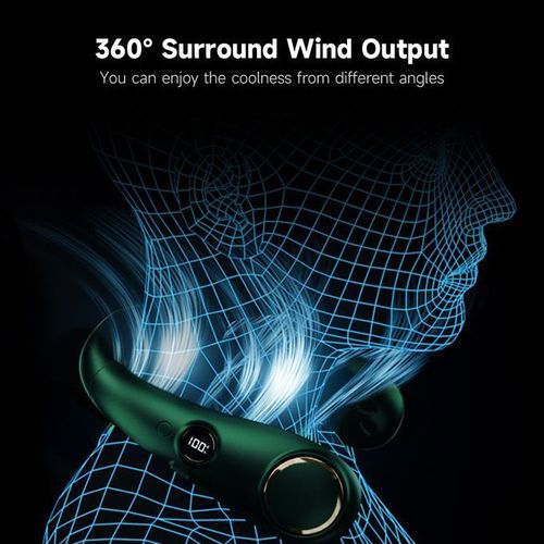 Neck Fan Rechargeable Hanging Portable Bladeless Adjustable