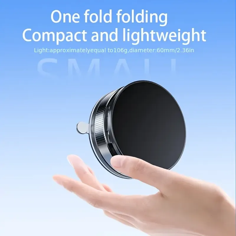 Magnetic suction cup phone stand