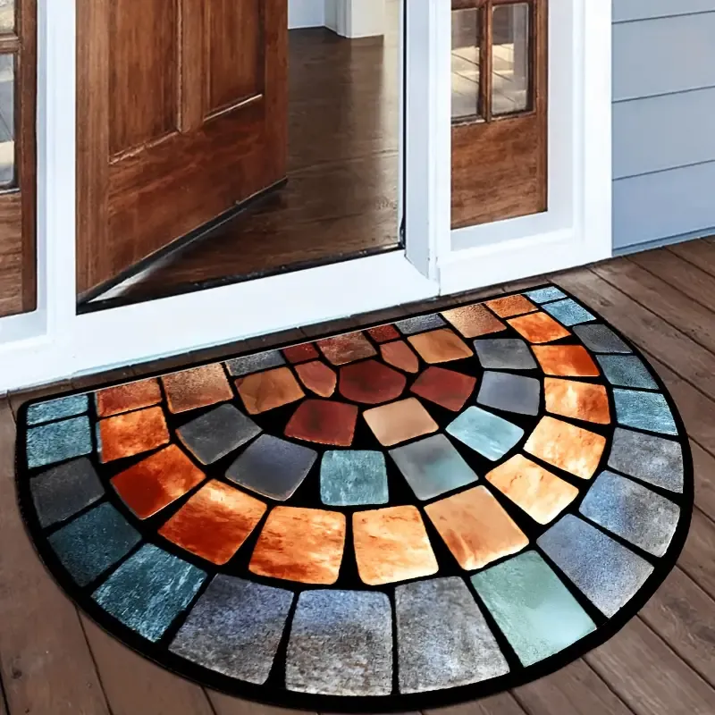 Stylish Artistic Design Non-Slip Doormat