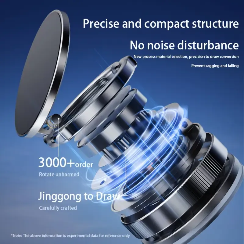 Magnetic suction cup phone stand