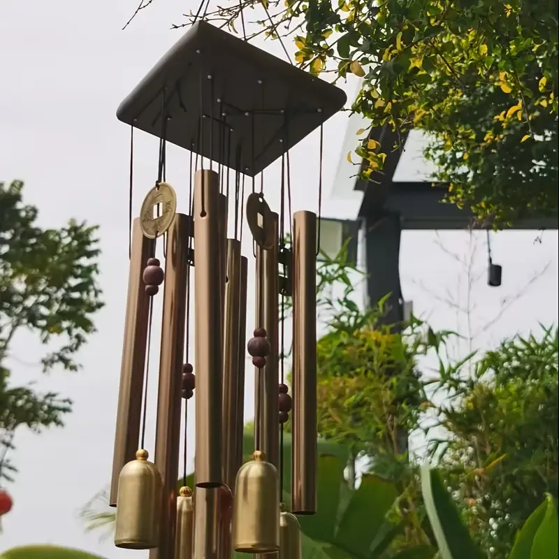 Extra-Large Copper Bell Wind Chimes