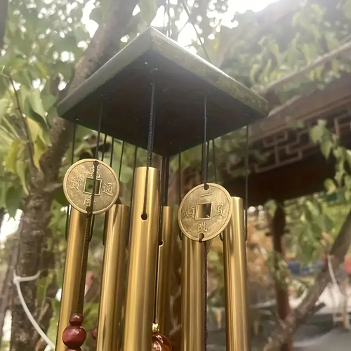 Extra-Large Copper Bell Wind Chimes