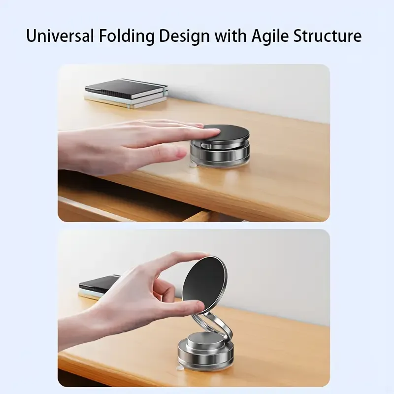 Magnetic suction cup phone stand