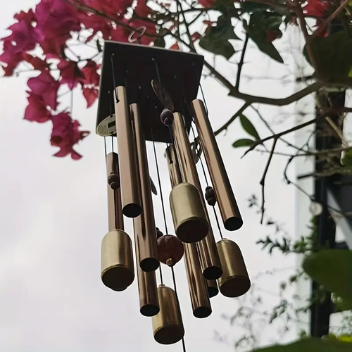 Extra-Large Copper Bell Wind Chimes