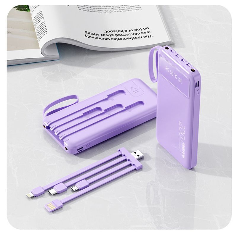 ⚡️⚡️Multi-functional fast Power Bank 20000mah