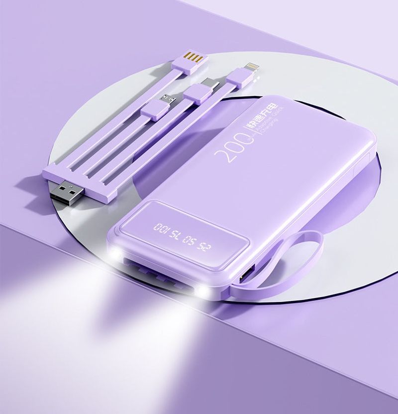 ⚡️⚡️Multi-functional fast Power Bank 20000mah