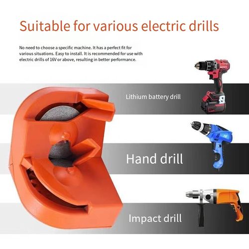 （Get 6 diamond grinding discs for free with your purchase）Multipurpose Drill Bit Grinding Sharpener