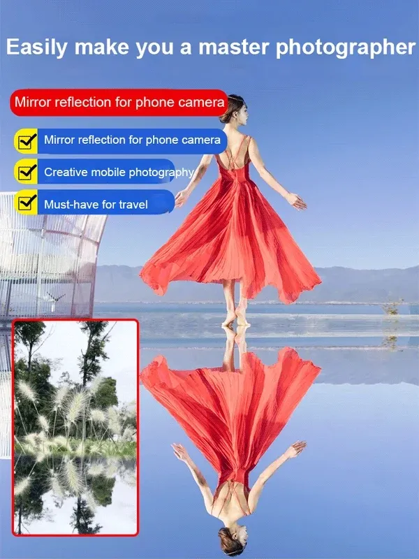 Mirror Reflection For Phone Camera