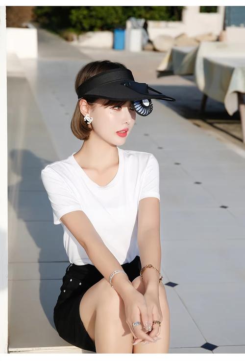 Fan hat Hat with fan