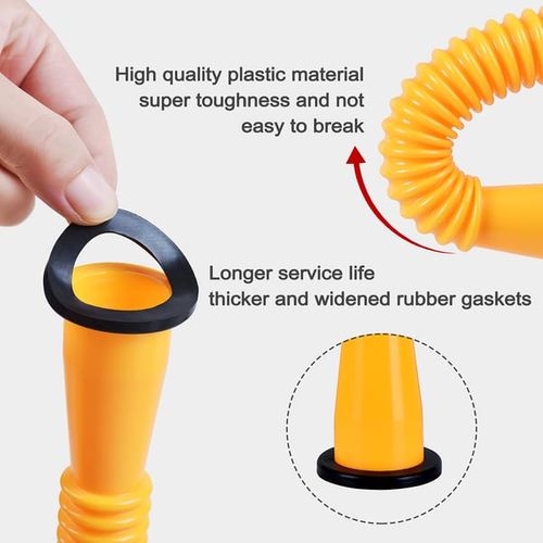 Upgraded Replacement Gas Can Spout with Flexible Nozzle, Fit for Most 1 2 5 10 Gal Can