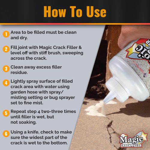 Magic Crack Filler Asphalt Blac