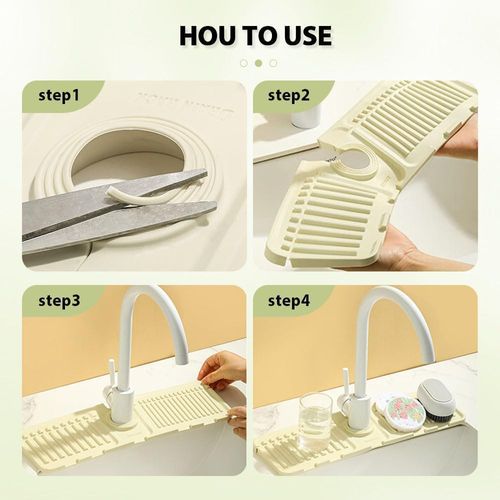 Faucet Silicone Splash-proof Drain Mat