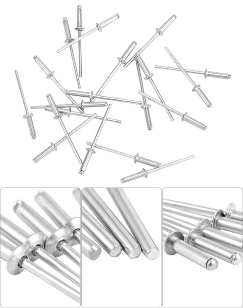 50 PCS Aluminum Blind Rivets