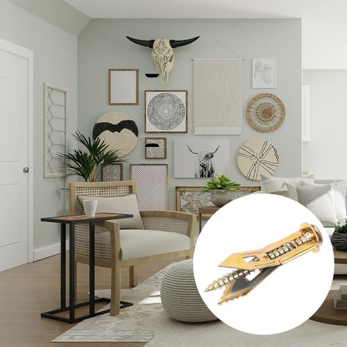 80 Pcs Self Drilling Drywall Anchors with Screws Kit