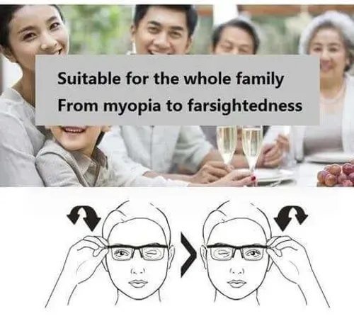 Adjustable focus glasses