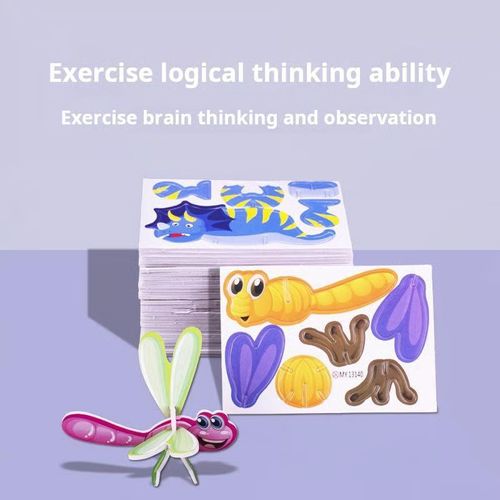 3D Animal Puzzle Set for Kids
