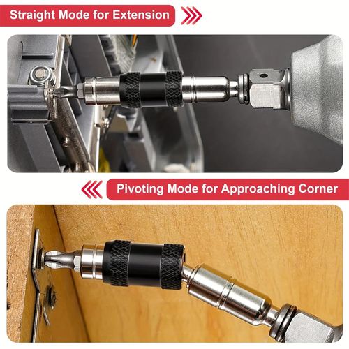Magnetic swiveling bit tip holder
