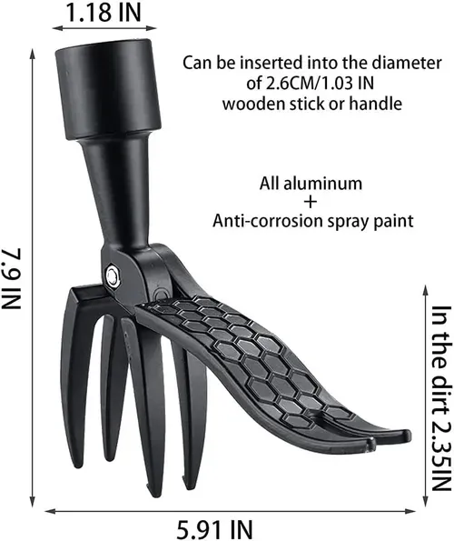 🔥HOT SALE 49% OFF🔥New vertical weeder gardening tool no-bending garden weeder pedal rooter (without wooden handle)