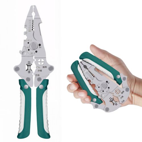 Multitool Cable Wire Stripper Cutters Crimper Pliers 18 In 1 Foldable Multifunctional Electrician Tool