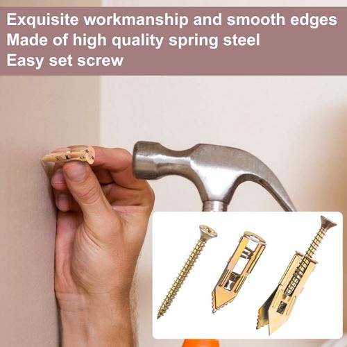 80 Pcs Self Drilling Drywall Anchors with Screws Kit