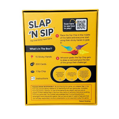 Hilarious Drinking Game with Sticky Hands