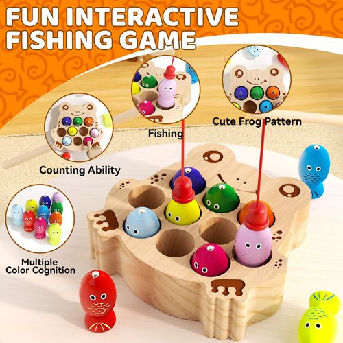 Kenya Preschool Frog Fishing: Montessori Fun, Learn Colors & Skills💖