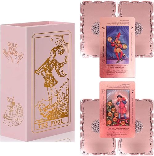 🔥Explore the Mystical World of Tarot Gold Foil Tarot
