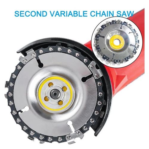 🔥Last Day 49% OFF 4 Inch 22 Tooth Angle Grinder Dedicated Chain Disc Woodwork Carving Chain Saw Disc Angle Grinding Disc Slotting Saw Blade Tool