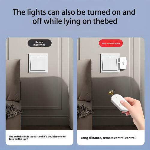 Intelligent Remote Control Switch, Wireless On Off Power Switchs, Wireless Remote Light Switch for Lamp, Light