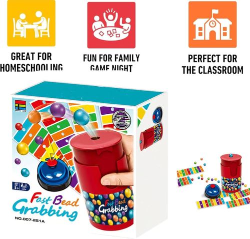 Match Color Bingo Game Set, Fast Bead Grabbing Gamea