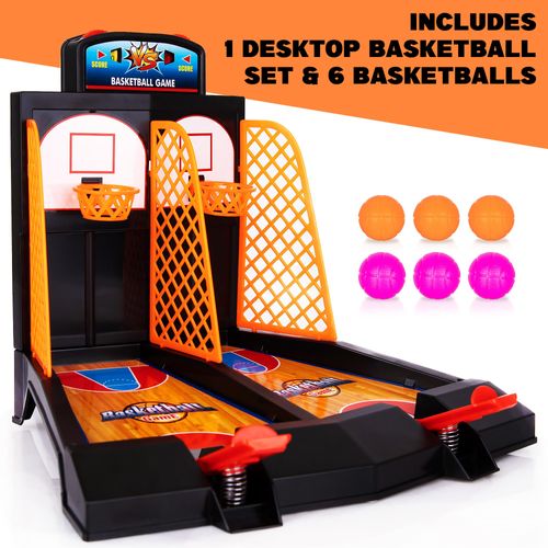 ArtCreativity Mini Basketball Games, Basketball Toys, Tabletop Game for Kids and Adults, Desk Games for Office, Best Basketball Gifts Idea for Boys, Girls, and Adults