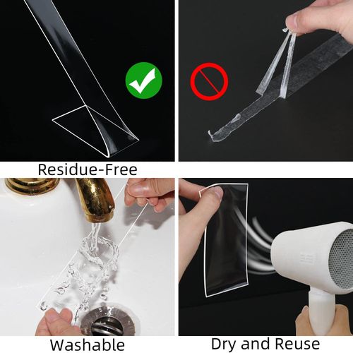 2 Pack Heavy Duty Double Sided Mounting Tape