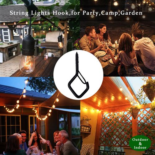 12 PCS Q-Hanger Hooks for String Lights