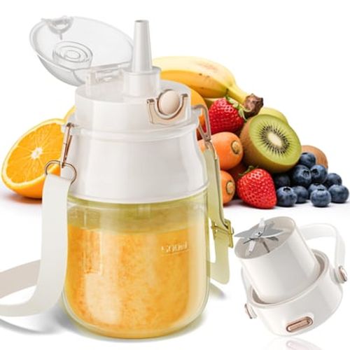 Portable Blender for Shakes and Smoothies with 27oz Cup and Lid