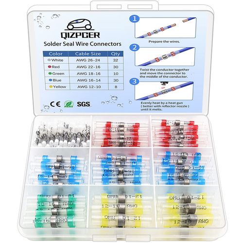 100Pcs Solder Seal Wire Connectors Kit